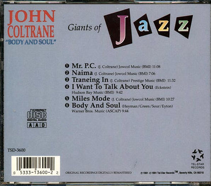 John Coltrane - Body And Soul: Giants Of Jazz 6 (CD)