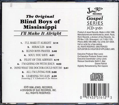 The Original Blind Boys Of Mississippi, Sandy Foster - I'll Make It Alright (CD)