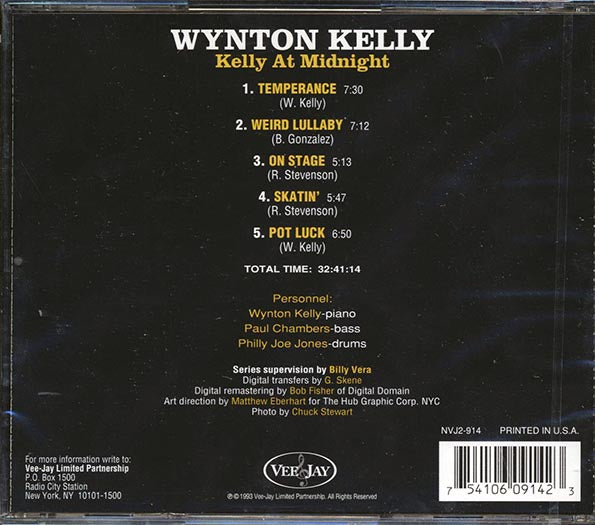Wynton Kelly - Kelly At Midnight (CD)