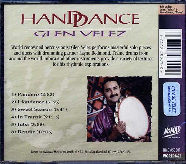 Glen Velez - Handance (CD)