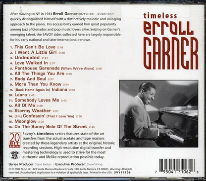 Erroll Garner - Timeless (CD)