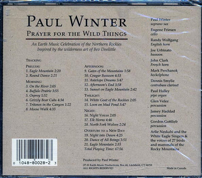 Paul Winter - Prayer For The Wild Things (CD)