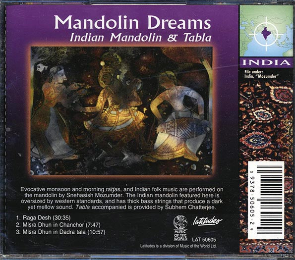 Shehashish Mozumder - Mandolin Dreams: Indian Mandolin & Tabla (CD)