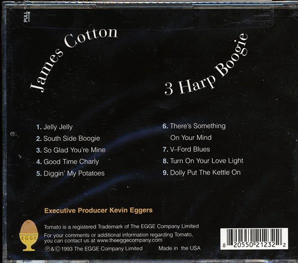 James Cotton - 3 Harp Boogie (CD)