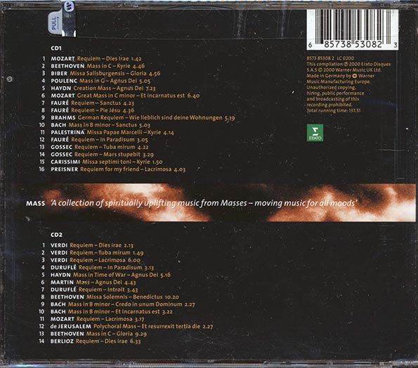 Mozart, Beethoven, Verdi, Etc. - Mass (30 tracks) (CD)