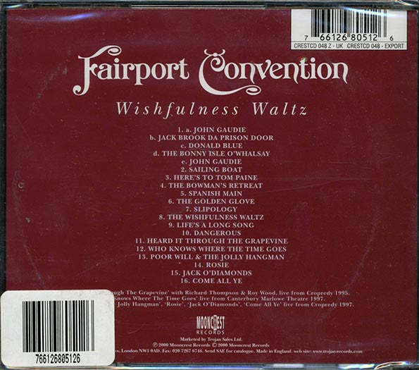 Fairport Convention - Wishfulness Waltz (CD)
