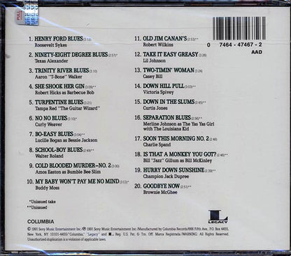 Roosevelt Sykes, Texas Alexander, T-Bone Walker, Etc. - Legends Of The Blues Volume 2 (CD)
