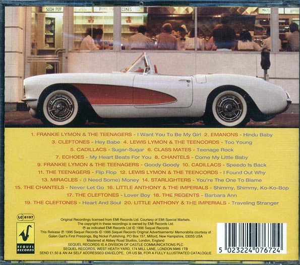 The Cleftones, The Cadillacs, The Echoes, The Miracles, Etc. - More Rockin' Doowop (CD)
