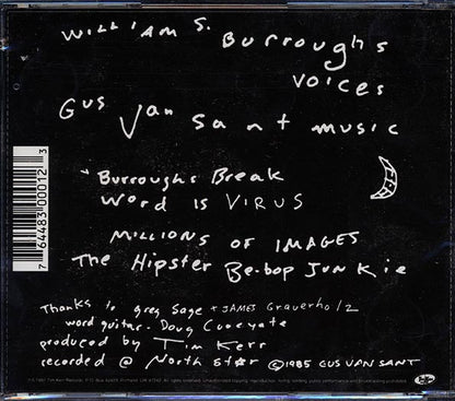 William S Burroughs, Gus Van Sant - The Elvis Of Letters (CD)