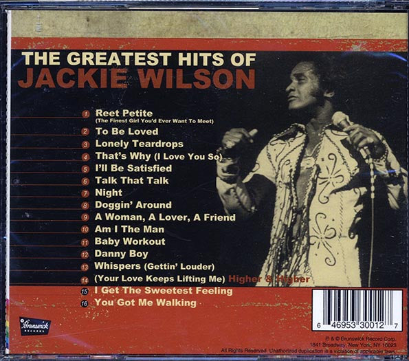 Jackie Wilson - The Greatest Hits Of Jackie Wilson (CD)