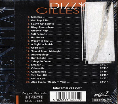 Dizzy Gillespie - Dizzy Gillespie (20 tracks) (CD)