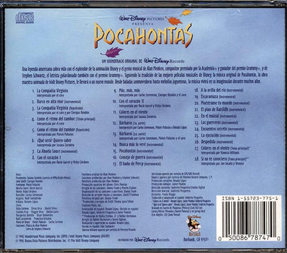 Alan Menken, Stephen Schwartz, Etc. - Pocahontas: Un Soundtrack Original De Walt Disney Records (CD)