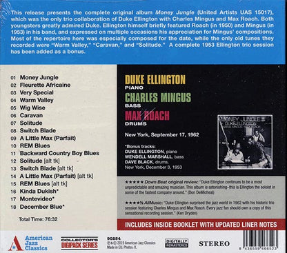Duke Ellington, Charles Mingus, Max Roach - Money Jungle (CD)