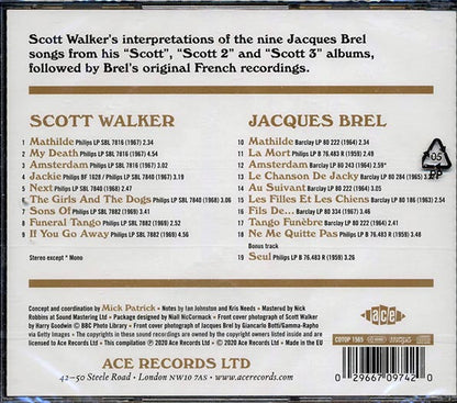 Scott Walker, Jacques Brel - Scott Walker Meets Jacques Brel (CD)