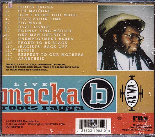 Macka B - Roots Ragga: Recorded Live In Concert At Spain, Germany And Japan (CD)