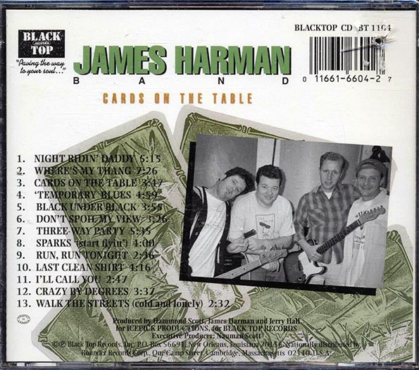 James Harman Band - Cards On The Table (CD)