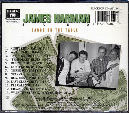 James Harman Band - Cards On The Table (CD)