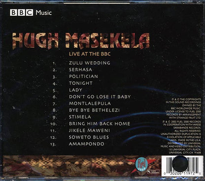 Hugh Masekela - Live At The BBC (CD)
