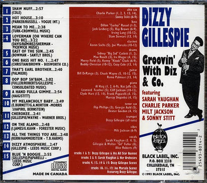 Dizzy Gillespie, Sarah Vaughan, Charlie Parker, Milt Jackson, Sonny Stitt - Groovin' With Diz & Co. (CD)