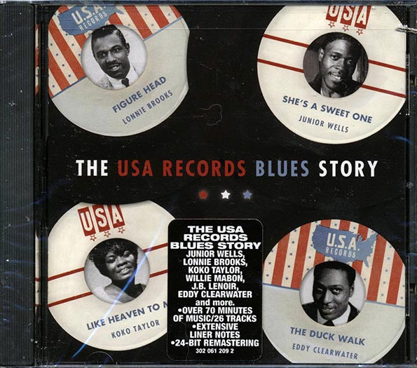 Jr. Wells, Lonnie Brooks, Eddy Clearwater, Etc. - The USA Records Blues Story (26 tracks) (marked/ltd stock) (remastered) (CD)