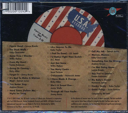 Jr. Wells, Lonnie Brooks, Eddy Clearwater, Etc. - The USA Records Blues Story (26 tracks) (marked/ltd stock) (remastered) (CD)