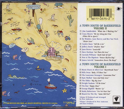 Dwight Yoakam, Jim Lauderdale, Crazy Hearts, Anne Harvey, Etc. - A Town South Of Bakersfield Volumes 1 & 2 (2 albums on 1 CD) (20 tracks) (CD)