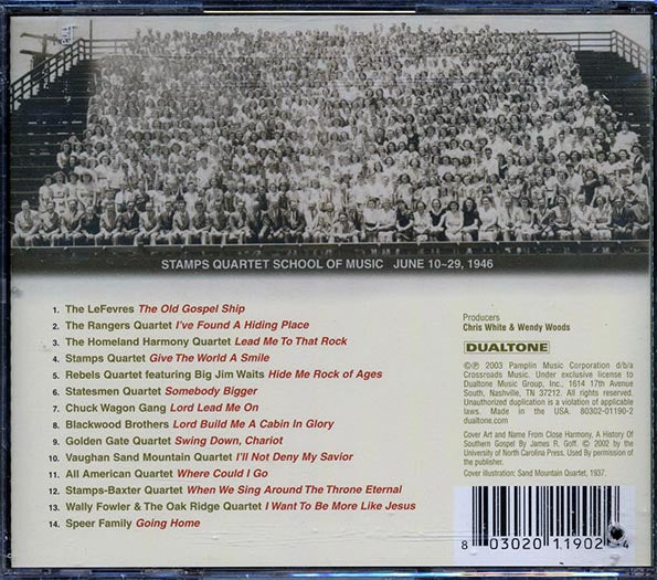 LeFevres, Rangers Quartet, Stamps Quartet, Etc. - Close Harmony: A History Of Southern Gospel Music Volume 1 1950-1955 (CD)