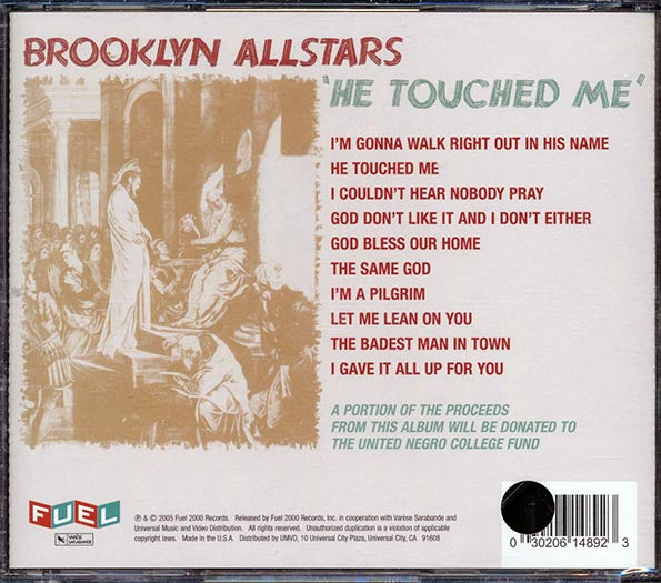 Brooklyn Allstars - He Touched Me (CD)