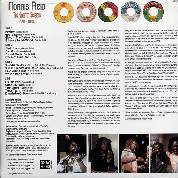 Norris Reid - The Kingston Sessions 1978-1985 (LP) - PureSound Records