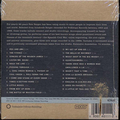 Pete Seeger - Headlines & Footnotes: A Collection Of Topical Songs (CD)