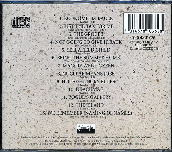 Ewan MacColl, Peggy Seeger - Naming Of Names (CD)