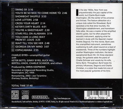 Charlie Byrd Trio - Byrd In The Wind (CD)