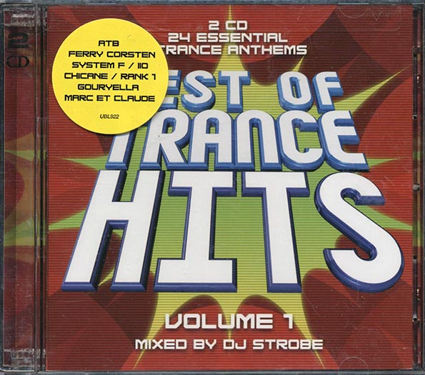 Chicane, Energy 52, ATB, Schiller, Ferry Corsten, Etc. - Best Of Trance Hits Volume 1 (24 tracks) (CD)