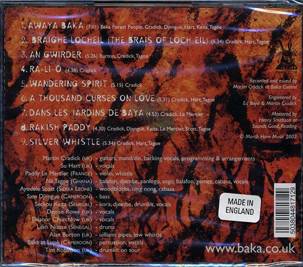 Baka Beyond - East To West: Ear Gu'n Iar Boka Ke Anai (CD)