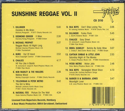 Natural Ites, Captain Sinbad, Buro, Yellowman, Etc. - Sunshine Reggae Volume 2 (CD)