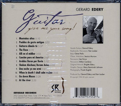 Gerard Edery - Guitar Give Me Your Song (CD)