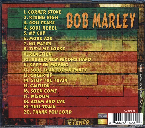 Bob Marley - Bob Marley (CD)