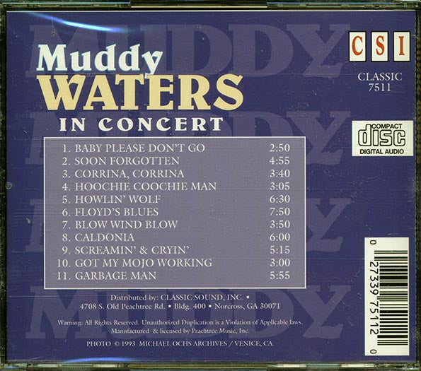 Muddy Waters - In Concert (CD)