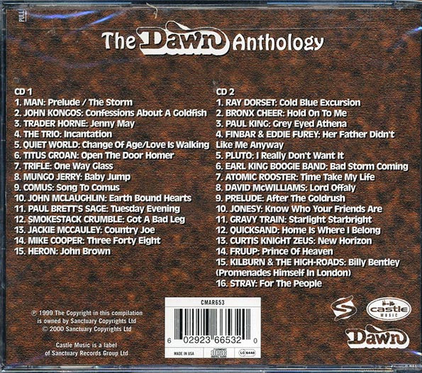 Trader Horne, John Kongos, Man, Etc. - The Dawn Anthology (31 tracks) (CD)