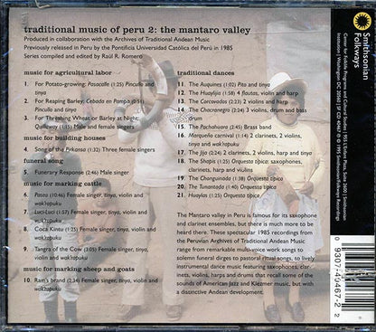 Various - Traditional Music Of Peru 2: The Mantaro Valley (CD)