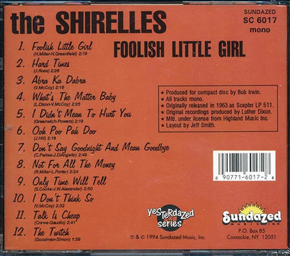 The Shirelles - Foolish Little Girl (CD)