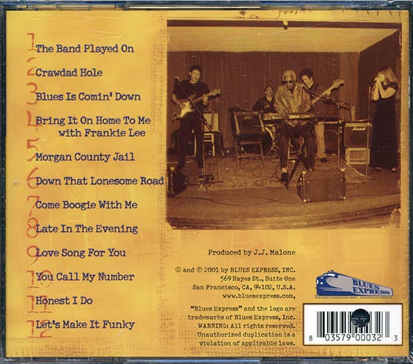 JJ Malone - And The Band Played On (CD)