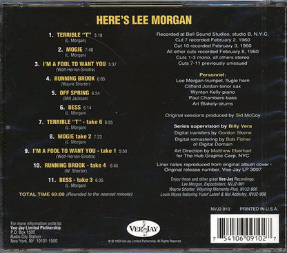 Lee Morgan - Here's Lee Morgan (CD)
