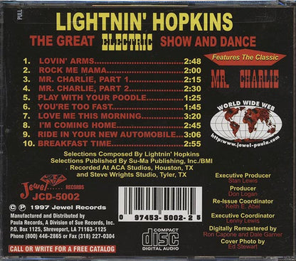 Lightnin' Hopkins - The Great Electric Show And Dance (CD)