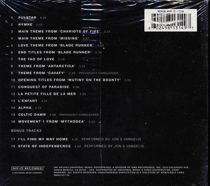 Vangelis - Odyssey: The Definitive Collection (+2 bonus tracks) (CD)