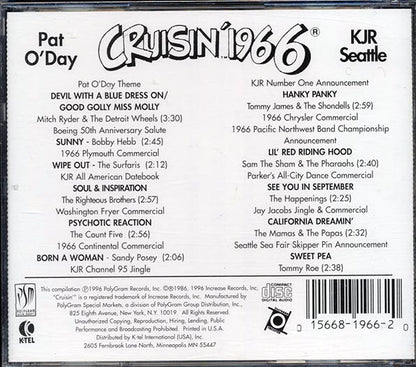 Mitch Ryder & The Detroit Wheels, Pat O'Day, Bobby Hebb, Etc. - Cruisin' 1966: Pat O'Day KJR Seattle (CD)
