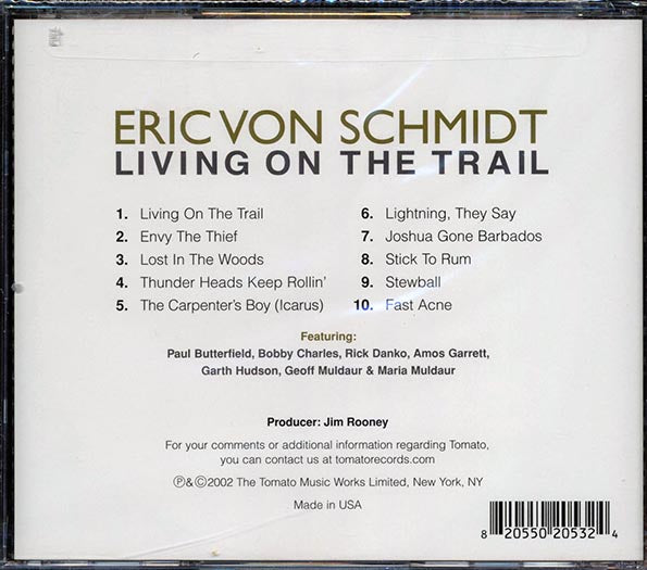 Eric Von Schmidt - Living On The Trail (CD)
