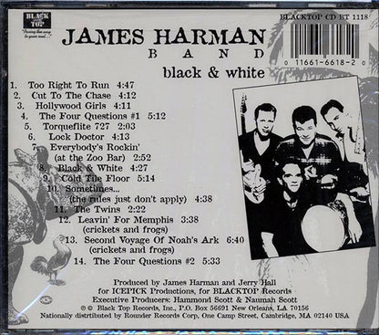 James Harman Band - Black & White (CD)
