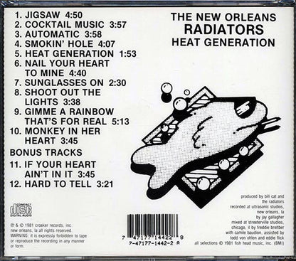 The New Orleans Radiators - Heat Generation (CD)