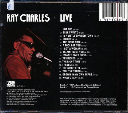 Ray Charles - Ray Charles Live (CD)